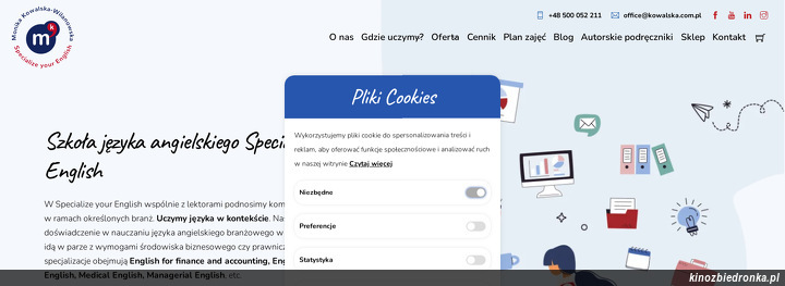 Monika Kowalska Specialize your English