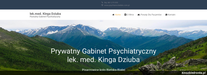 Gabinet psychiatryczny Kinga Dziuba